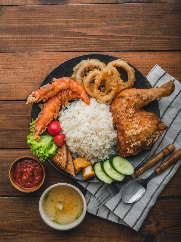 nasi combo penyet usa smashed combo usa rice.jpeg