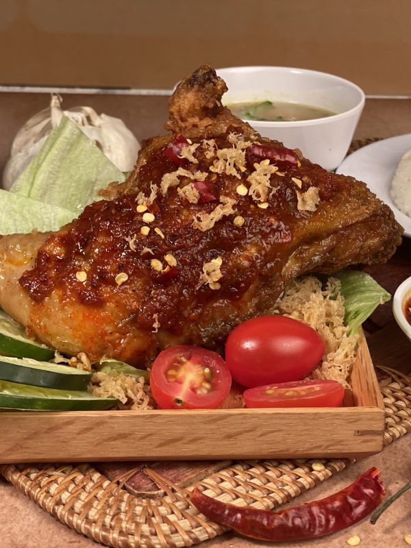 Nasi Ayam Sambal / Sambal Chicken Rice - Image 2