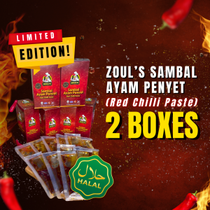 Red Chilli Paste / Sambal Ayam Penyet 2 boxes