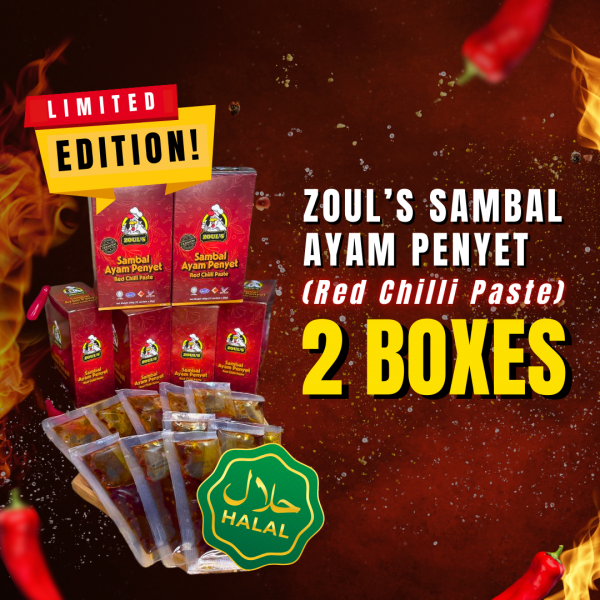 Red Chilli Paste / Sambal Ayam Penyet 2 boxes
